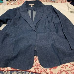 Denim blazer